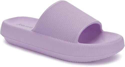 Thick Sole Pillow Slippers for Women Cozy Slides, Purple