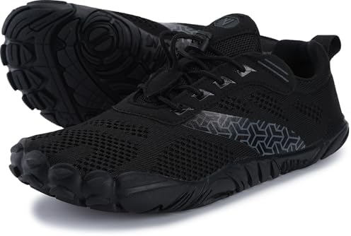 Women's Barefoot Shoes Zero Drop Sneakers, All Black