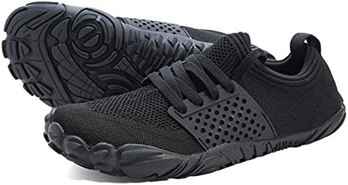 Women's Barefoot Shoes Zero Drop Sneakers, All Black