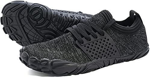 Women's Barefoot Shoes Zero Drop Wide Toe Box Sneakers, Black