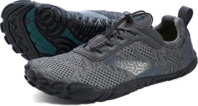 Women's Trail Running Barefoot Shoes Zero Drop, Dark Grey