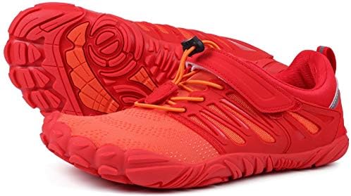 Women's Trail Running Barefoot Shoes Zero Drop, Orange