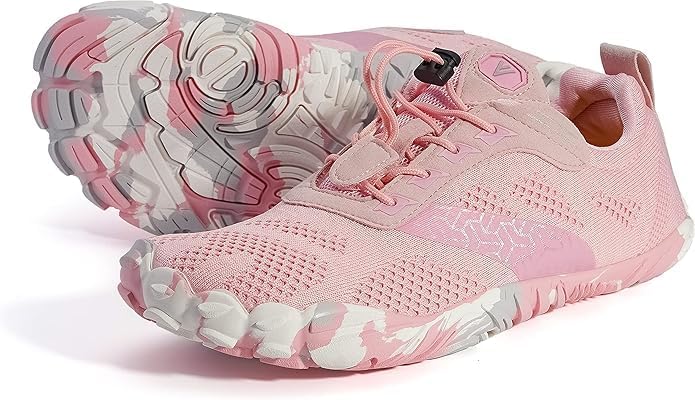Womens Trail Running Barefoot Shoes Minimalist Sneakers, Pink